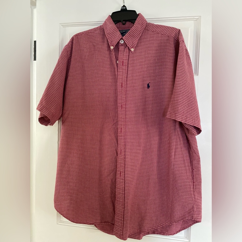 Men’s Ralph Lauren Sport Red Check Button Down *FINAL PRICE*